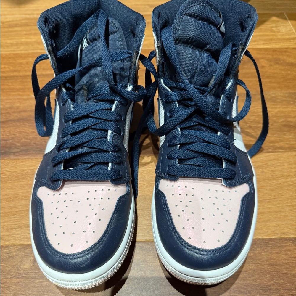 Ladies authentic Air Jordan hi top sneakers